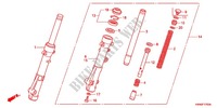 VOOR VORK voor Honda PCX 125 SPECIAL EDITION 2012