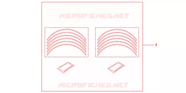 WIEL STICKERS SET YELLOW Honda SCOOTER 125 PCX 2012  WW125EX2C