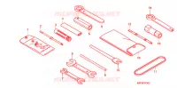 GEREEDSCHAP/ACCUVAK voor Honda CBF 150 2010