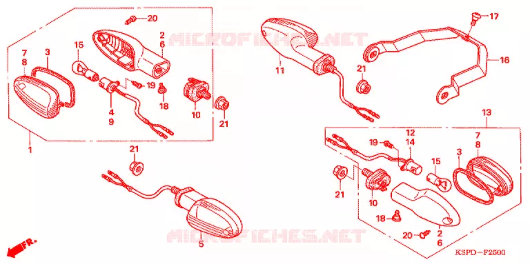 KNIPPERLICHT Honda MOTO 150 CBF 2010  CBF150MA