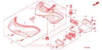 ACHTERLICHT(2) voor Honda INNOVA 125 2009