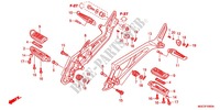 OPSTAP/KICKARM/ WISSEL PEDAAL voor Honda CB 1100 2012