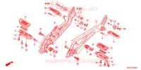 OPSTAP/KICKARM/ WISSEL PEDAAL voor Honda CB 1100 2012