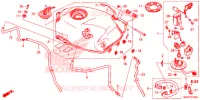 BRANDSTOF TANK/BRANDSTOF POMP voor Honda CB 500 X ABS 2014