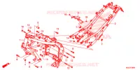 FRAME CHASSIS voor Honda CB 500 X ABS 2014