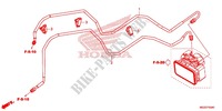 A. REM SLANG/REMPIJP voor Honda CB 500 F ABS BLANCHE 2013