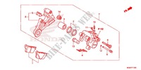 REMKLAUW ACHTER (CB600F) voor Honda CB 600 F HORNET 2013