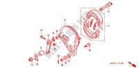 ACHTER REM PANEEL voor Honda CBF 150 PREMIUM, Logo en alto relieve en el tanque 2009