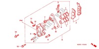 REMKLAUW VOOR (CBF1505/M5/6/M6/7/M7/M9/MA/MB) voor Honda CBF 150 PREMIUM, Logo en alto relieve en el tanque 2009