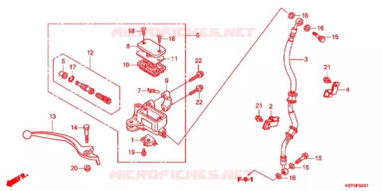 REMPOMP VOOR (CBF150MC) Honda MOTO 150 CBF 2012  CBF150MC
