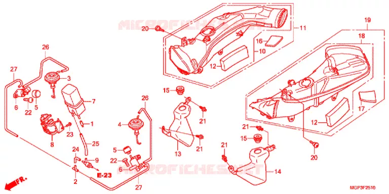 LUCHTBUIS Honda MOTO 1000 CBR 2013  CBR1000RAD