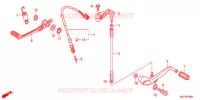HOOFD STANDAARD/REMPEDAAL voor Honda CBR 1000 RR REPSOL 2013
