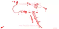 HOOFD STANDAARD/REMPEDAAL voor Honda CBR 1000 RR REPSOL 2013