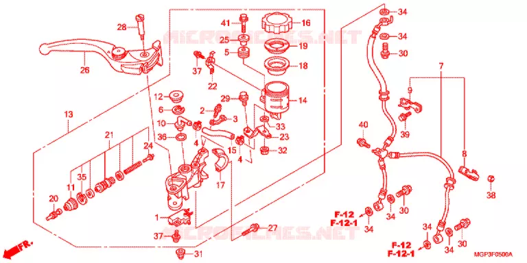 REMPOMP VOOR Honda MOTO 1000 CBR 2012  CBR1000RRC