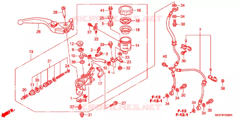 REMPOMP VOOR Honda MOTO 1000 CBR 2012  CBR1000RRC