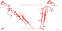 NOKKENAS/KLEP voor Honda CBR 250 R ABS BLACK 2013