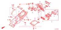 ACHTER STROOMLIJNKAP voor Honda CBR 250 R WHITE 2013