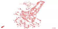 FRAME CHASSIS voor Honda CBR 250 R WHITE 2013