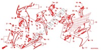 MIDDENKAP voor Honda CBR 500 R ABS BLANCHE 2013