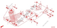 ACHTER KUSSEN(2) voor Honda CBR 500 R ABS BLANCHE 2013
