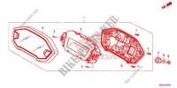 COMBINATIEMETER voor Honda CBR 500 R ABS BLANCHE 2013