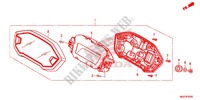 COMBINATIEMETER voor Honda CBR 500 R ABS HRC TRICOLOR 2014