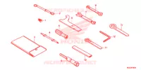 GEREEDSCHAP/ACCUVAK voor Honda CBR 500 R ABS HRC TRICOLOR 2014