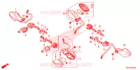 KNIPPERLICHT(2) voor Honda CBR 500 R ABS 2014