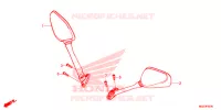 SPIEGEL voor Honda CBR 500 R ABS 2014