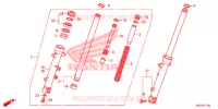 VOOR VORK voor Honda CBR 500 R ABS 2014