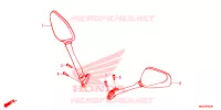 SPIEGEL voor Honda CBR 500 R ABS 2014