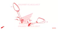 SPIEGEL voor Honda CBR 500 R 2013