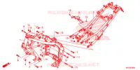 FRAME CHASSIS voor Honda CBR 500 R 2013