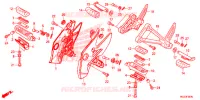 OPSTAP/KICKARM/ WISSEL PEDAAL voor Honda CBR 500 R 2013