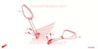 SPIEGEL voor Honda CBR 500 R 2013