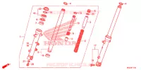 VOOR VORK voor Honda CBR 500 R 2013