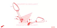 SPIEGEL voor Honda CBR 500 R 2013