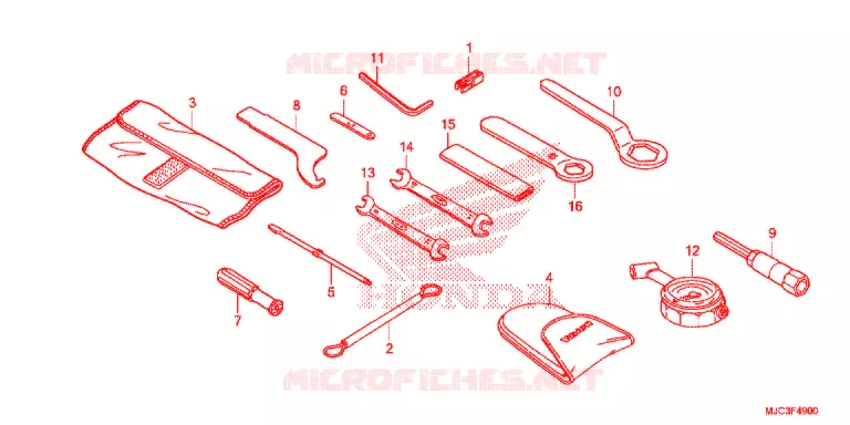 GEREEDSCHAP/ACCUVAK Honda MOTO 600 CBR 2013  CBR600RAD