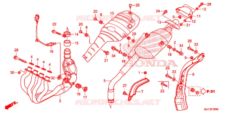 UITLAATDEMPER(2) Honda MOTO 600 CBR 2013  CBR600RAD