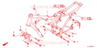 FRAME CHASSIS (2) voor Honda CB1 125 RUEDAS FUNDIDAS 4AG 2014