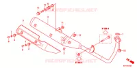 UITLAATDEMPER (2) voor Honda CB1 125 RUEDAS FUNDIDAS 4AG 2014