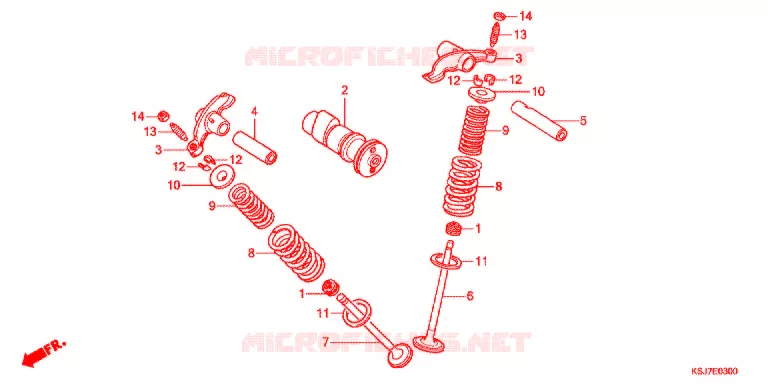 NOKKENAS/KLEP Honda MOTO 100 CRF 2012  CRF100FC
