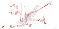 PEDAAL/KICKSTARTER ARM voor Honda CRF 110 2014