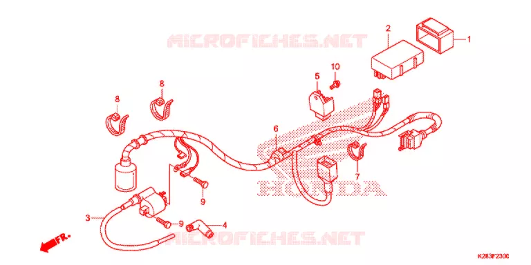 BEDRADINGSBUNDEL/ACCU Honda MOTO 125 CRF 2015  CRF125FE