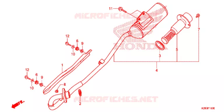 UITLAATDEMPER(2) Honda MOTO 125 CRF 2016  CRF125FE