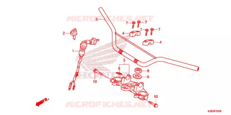 HENDEL PIJP Honda MOTO 125 CRF 2014  CRF125FE