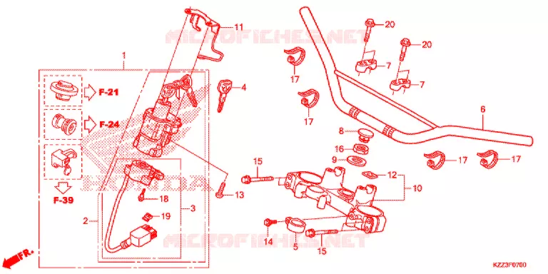 HENDEL PIJP/BOVENSTE BRUG (2) Honda MOTO 250 CRF 2013  CRF250LD