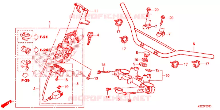 HENDEL PIJP/BOVENSTE BRUG (2) Honda MOTO 250 CRF 2014  CRF250ME