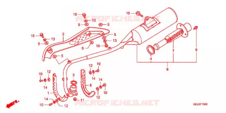 UITLAATDEMPER(2) Honda MOTO 50 CRF 2009  CRF50F9