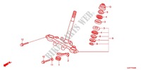 STURING STANG/BOVENSTE BRUG voor Honda CRF 70 2012